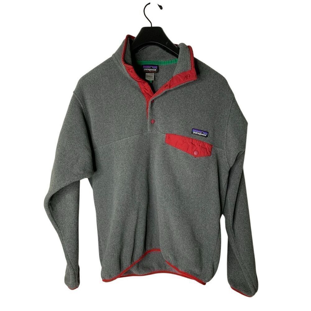 Patagonia Synchilla pullover fleece gray men's size small
